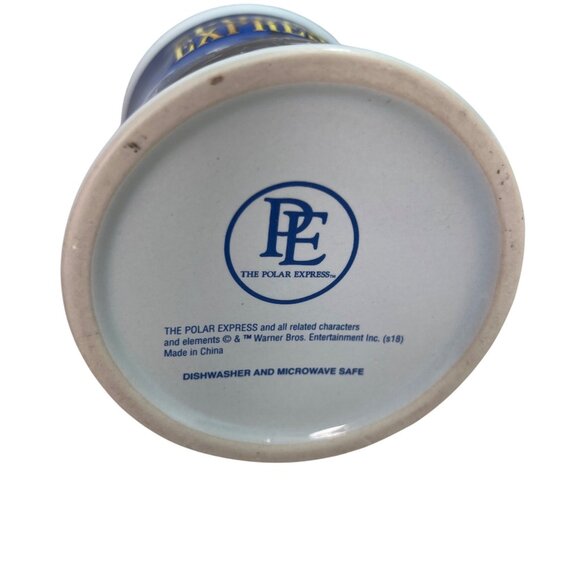 The Polar Express Mug 3D With Gold Rim BELIEVE Coffee Hot Chocolate Christmas - Picture 5 of 10